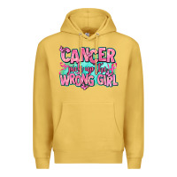 Antique Gold cancer pick up the wrong girl Premium Hoodie - AdoDesignShop