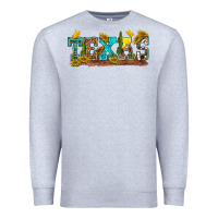 Heather Grey texas Premium Sweatshirt - texasbilliewilder
