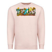 Pale Pink texas Premium Sweatshirt - texasbilliewilder