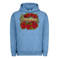 Pigment Pebble Blue christmas chingona Urban Hoodie - JahusDesignShop