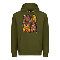 Army Green mamacita Premium Hoodie - JahusDesignShop