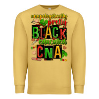 Antique Gold unapologetically pretty black and educated cna zillion Premium Sweatshirt - Zillion Design Studio