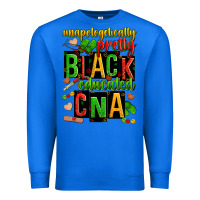True Royal unapologetically pretty black and educated cna zillion Premium Sweatshirt - Zillion Design Studio