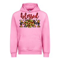Fuchsia Pink Christmas blessed mom Urban Hoodie - JahusDesignShop