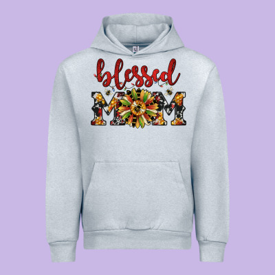 Christmas Blessed Mom Urban Hoodie Designed By Jahusdesignshop