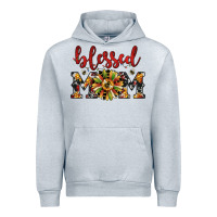 Heather Grey Christmas blessed mom Urban Hoodie - JahusDesignShop