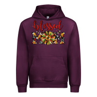Mauve Wine Christmas blessed mom Urban Hoodie - JahusDesignShop