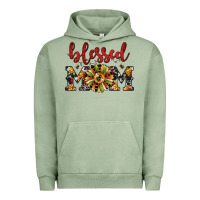 Pigment Oil Green Christmas blessed mom Urban Hoodie - JahusDesignShop
