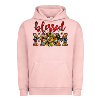 Pigment Salmon Christmas blessed mom Urban Hoodie - JahusDesignShop
