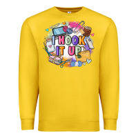 Lemon i hook it up  sewing Premium Sweatshirt - Zillion Design Studio