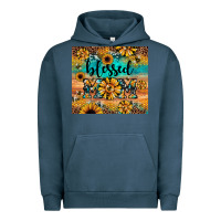 Pigment Midnight Navy blessed mom Urban Hoodie - JahusDesignShop