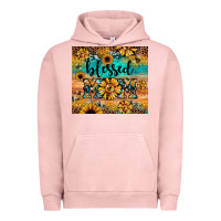 Pigment Salmon blessed mom Urban Hoodie - JahusDesignShop