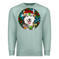 Seafoam Christmas Husky Premium Sweatshirt - RanaPortraitStore