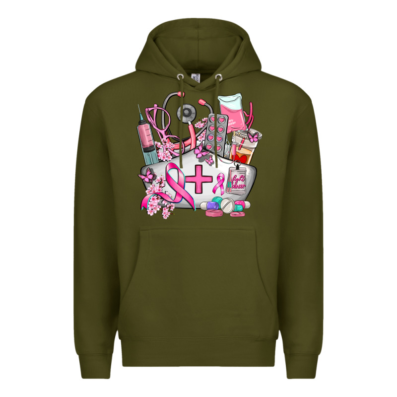 Nurse  And Cancer Premium Hoodie by AdoDesignShop | Teevron