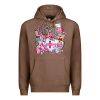Chestnut nurse  and cancer Premium Hoodie - AdoDesignShop