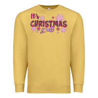 Antique Gold It's Christmas Y'all Season Pink Christmas Premium Sweatshirt - RanaPortraitStore