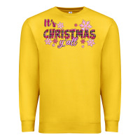 Lemon It's Christmas Y'all Season Pink Christmas Premium Sweatshirt - RanaPortraitStore