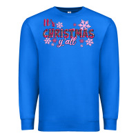 True Royal It's Christmas Y'all Season Pink Christmas Premium Sweatshirt - RanaPortraitStore