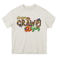 Cream Happy crawdi Gras Heavy Core Tee - LillyAllenDesigns