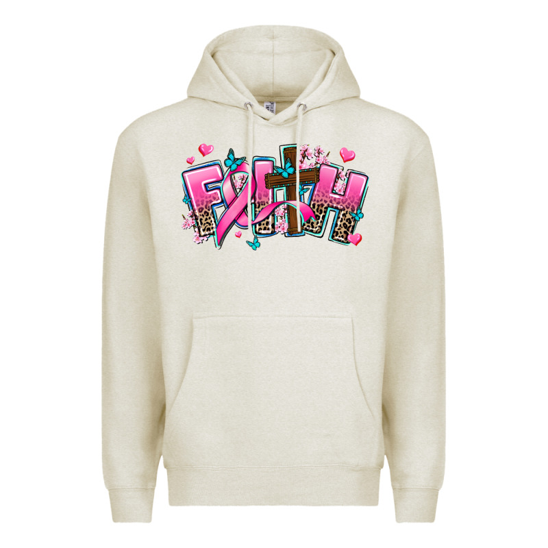 Cancer Faith Cross Premium Hoodie by AdoDesignShop | Teevron