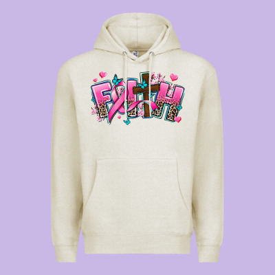 Cancer Faith Cross Premium Hoodie Designed By Adodesignshop