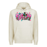 Oatmeal Heather cancer faith cross Premium Hoodie - AdoDesignShop