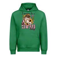 Emerald i wanna be a cowboo baby halloween Urban Hoodie - AdoDesignShop