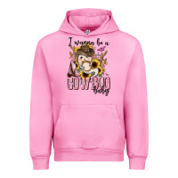 Fuchsia Pink i wanna be a cowboo baby halloween Urban Hoodie - AdoDesignShop
