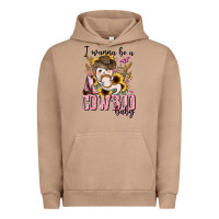 Pigment Burro i wanna be a cowboo baby halloween Urban Hoodie - AdoDesignShop