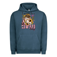 Pigment Midnight Navy i wanna be a cowboo baby halloween Urban Hoodie - AdoDesignShop