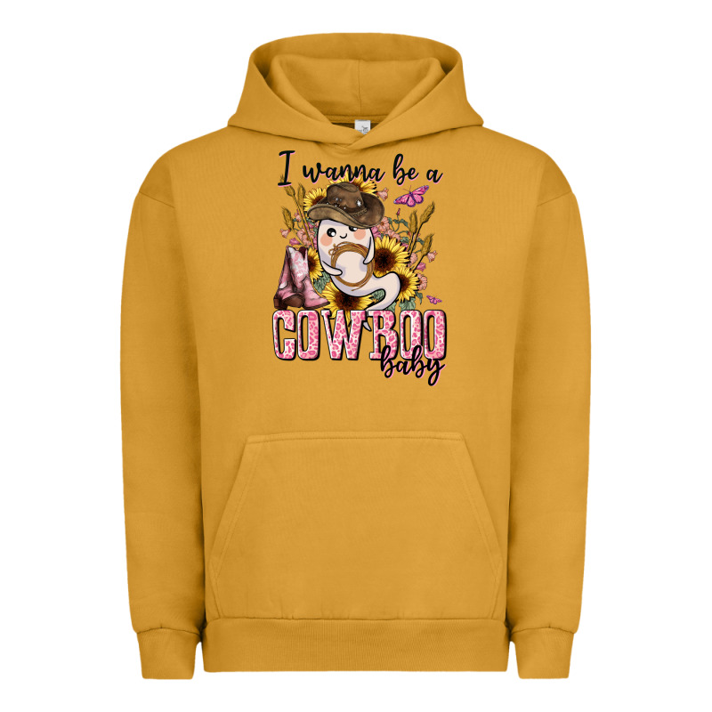 I Wanna Be A Cowboo Baby Halloween Urban Hoodie by AdoDesignShop | Teevron