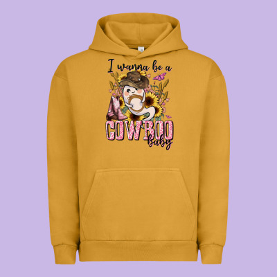 I Wanna Be A Cowboo Baby Halloween Urban Hoodie Designed By Adodesignshop