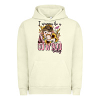 Pigment Pistachio i wanna be a cowboo baby halloween Urban Hoodie - AdoDesignShop
