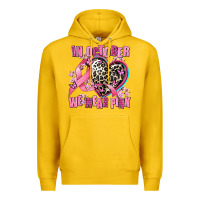Lemon western leopard  in october we wear pink heart Premium Hoodie - AdoDesignShop
