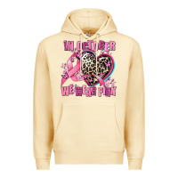 Pina Colada western leopard  in october we wear pink heart Premium Hoodie - AdoDesignShop