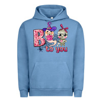Pigment Pebble Blue boo to you Urban Hoodie - AdoDesignShop