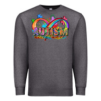 Charcoal Heather autism acceptance Premium Sweatshirt - Zillion Design Studio