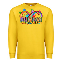 Lemon autism acceptance Premium Sweatshirt - Zillion Design Studio
