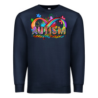 Navy autism acceptance Premium Sweatshirt - Zillion Design Studio