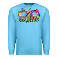 Ocean Blue autism acceptance Premium Sweatshirt - Zillion Design Studio