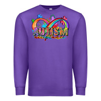 Purple autism acceptance Premium Sweatshirt - Zillion Design Studio