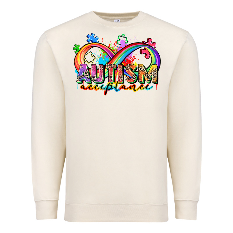 Autism Acceptance Premium Sweatshirt by Zillion Design Studio | Teevron