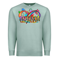 Seafoam autism acceptance Premium Sweatshirt - Zillion Design Studio