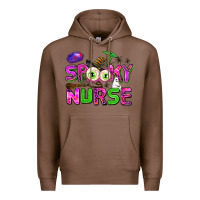 Chestnut spooky nurse Premium Hoodie - AdoDesignShop