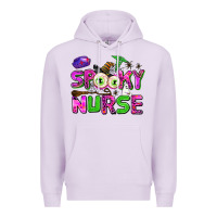 Lilac spooky nurse Premium Hoodie - AdoDesignShop