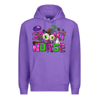 Purple spooky nurse Premium Hoodie - AdoDesignShop