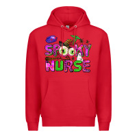 Red spooky nurse Premium Hoodie - AdoDesignShop