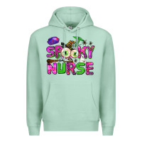 Seafoam spooky nurse Premium Hoodie - AdoDesignShop