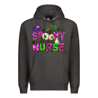Smoke spooky nurse Premium Hoodie - AdoDesignShop