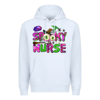 White spooky nurse Premium Hoodie - AdoDesignShop